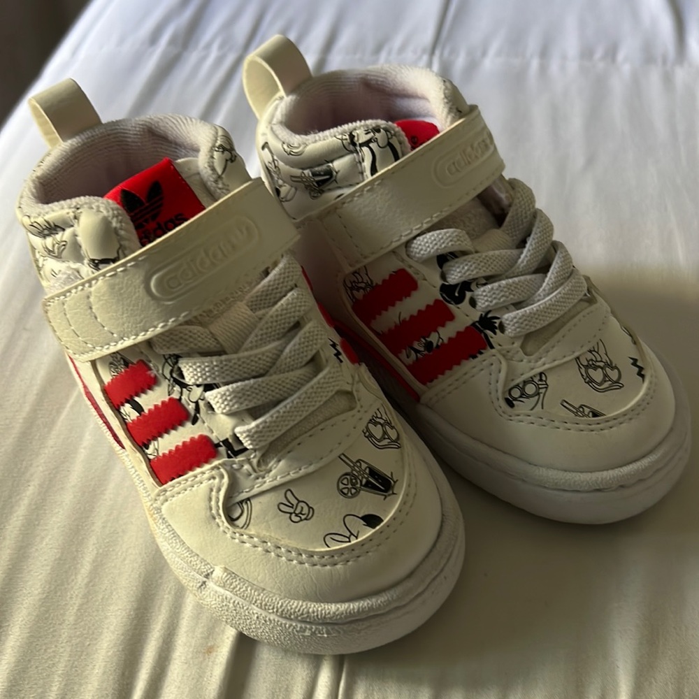 Adidas Mickey Mouse Hightop Shoes